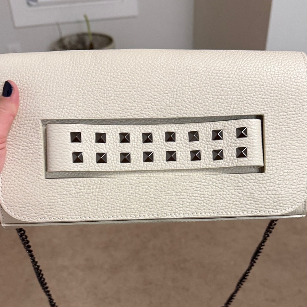 House of Harlow 1960 Beige Studded shoulder bag - Picture 3 of 3